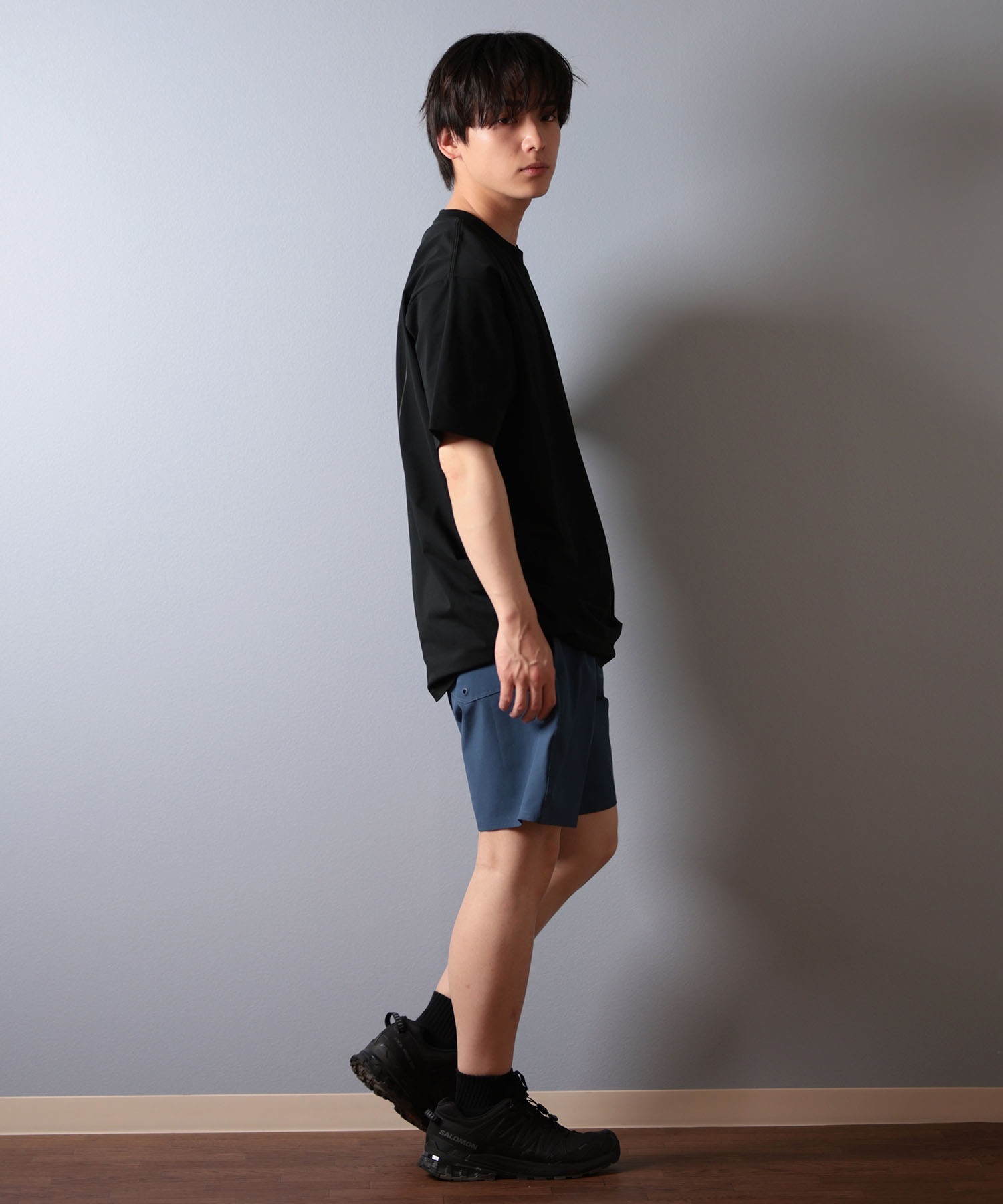 RVCA ルーカ 半袖 Tシャツ メンズ ラッシュガード 水陸両用 ユーティリティー ILL ESCAPE SQUARE SFST BF041-870(BBL-S)