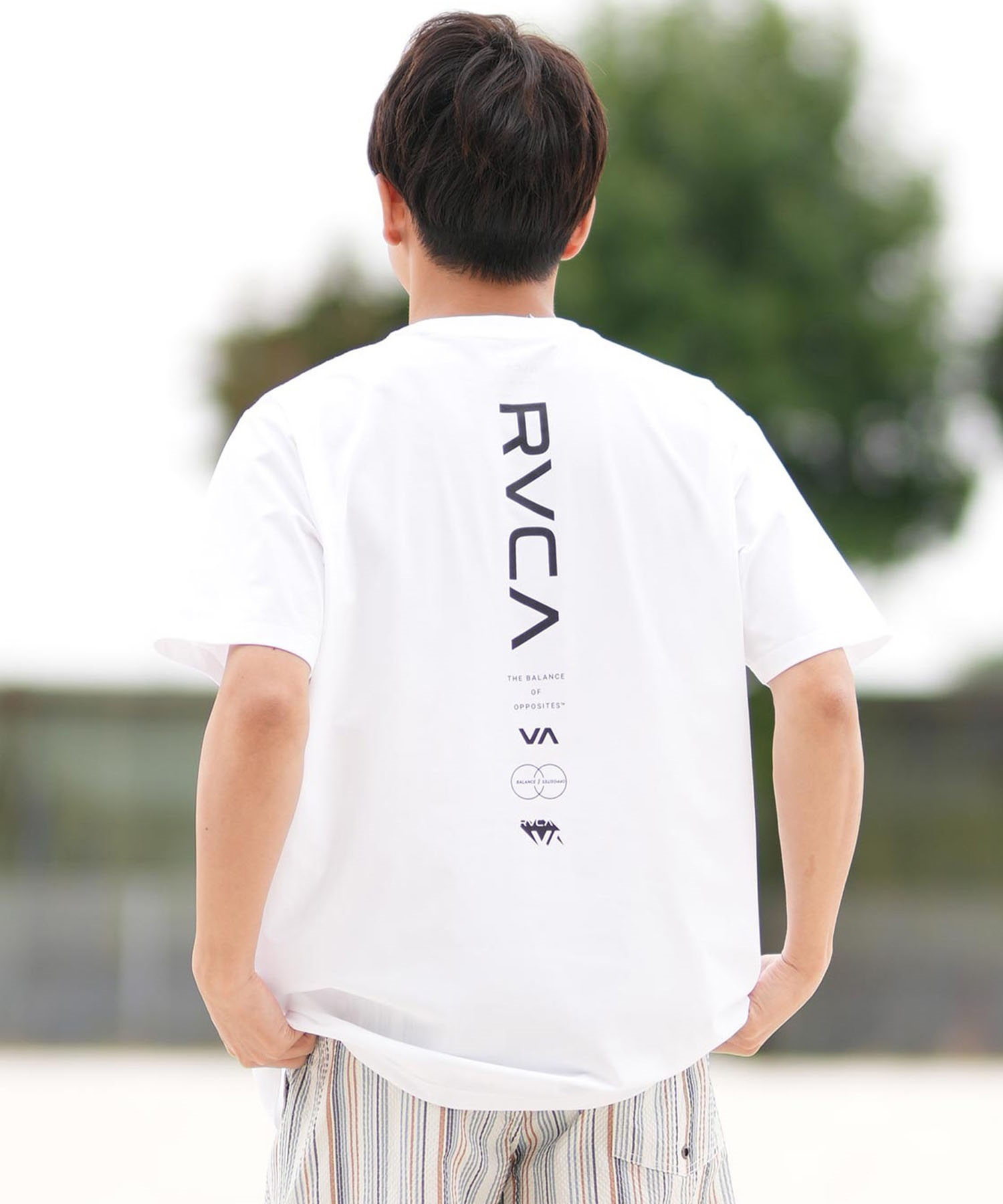 RVCA ルーカ 半袖 Tシャツ メンズ ラッシュガード 水陸両用 ユーティリティー ILL RVCA ESCAPE SFST BF041-871(BBL-S)