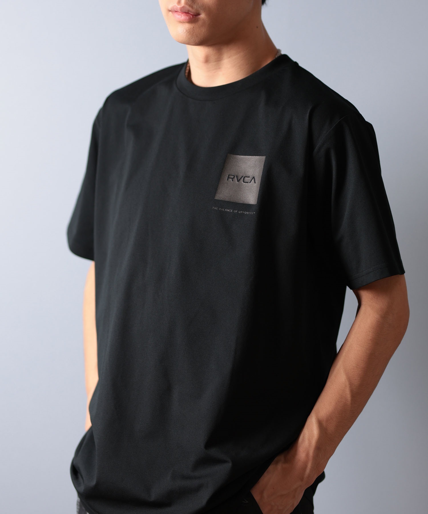 RVCA ルーカ 半袖 Tシャツ メンズ ラッシュガード 水陸両用 ユーティリティー ILL RVCA ESCAPE SFST BF041-871(BBL-S)