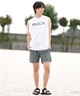 RVCA ルーカ ラッシュガード メンズ タンクトップ バックプリント UVカット 吸水速乾 水陸両用 BF041-878(WHT-S)