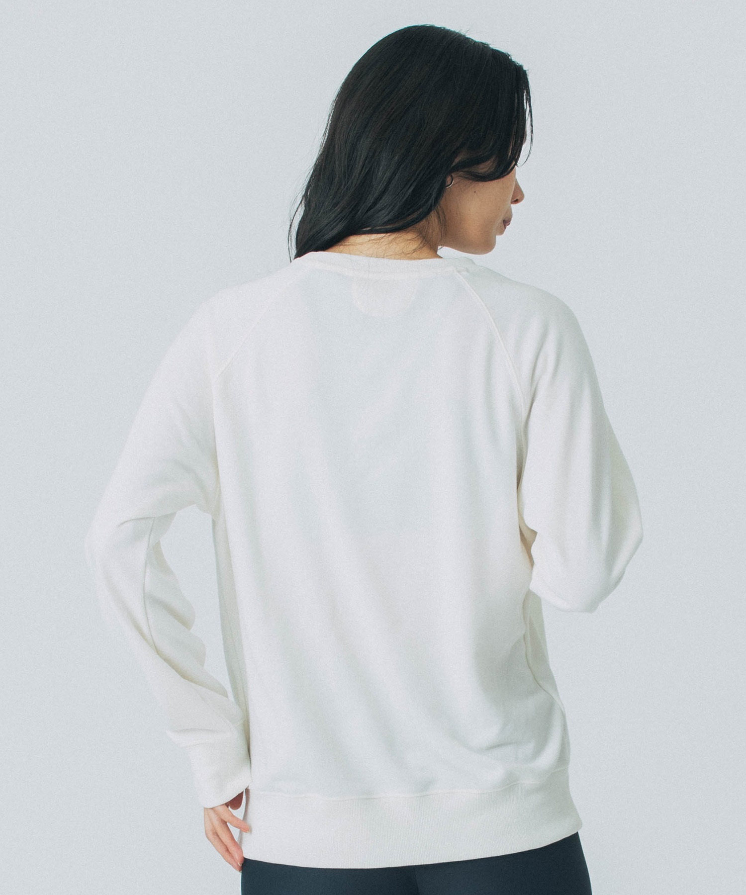 X-girl SPORTS エックスガールスポーツトレーナー レディース クルーネック スウェット 裏毛 UVカット 吸水速乾 155251012003(WHITE-M)