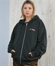 X-GIRL エックスガール ジップアップ パーカー レディース バックプリント ロゴ HEART ZIP UP HOODIE 105253012024(ASH-S)