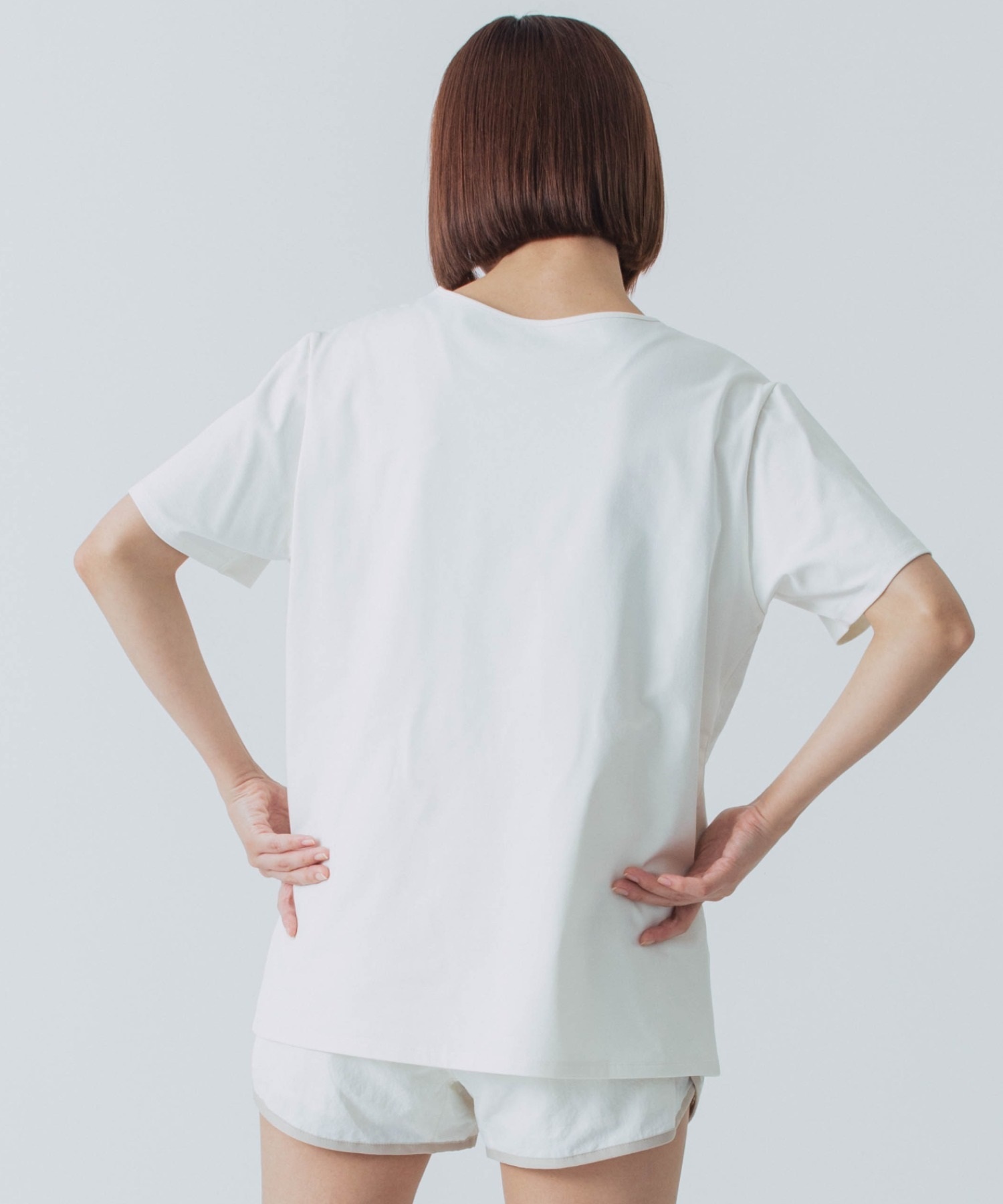 X-girl SPORTSエックスガールスポーツ半袖 Tシャツ レディース UVカット 吸水速乾 接触冷感 155251013006(WHITE-M)