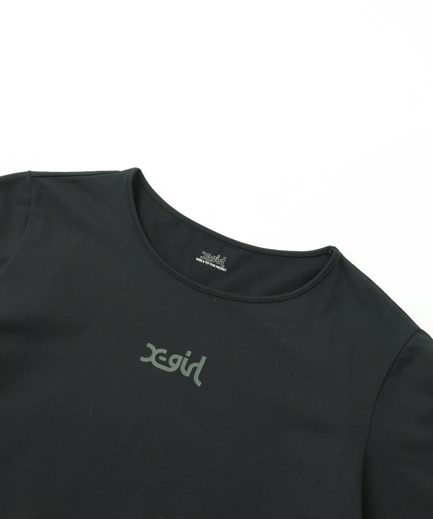 X-girl SPORTSエックスガールスポーツ半袖 Tシャツ レディース UVカット 吸水速乾 接触冷感 155251013006(WHITE-M)