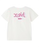 X-girl SPORTSエックスガールスポーツ半袖 Tシャツ レディース バックプリント UVカット 吸水速乾 接触冷感 155251013007(WHITE-M)