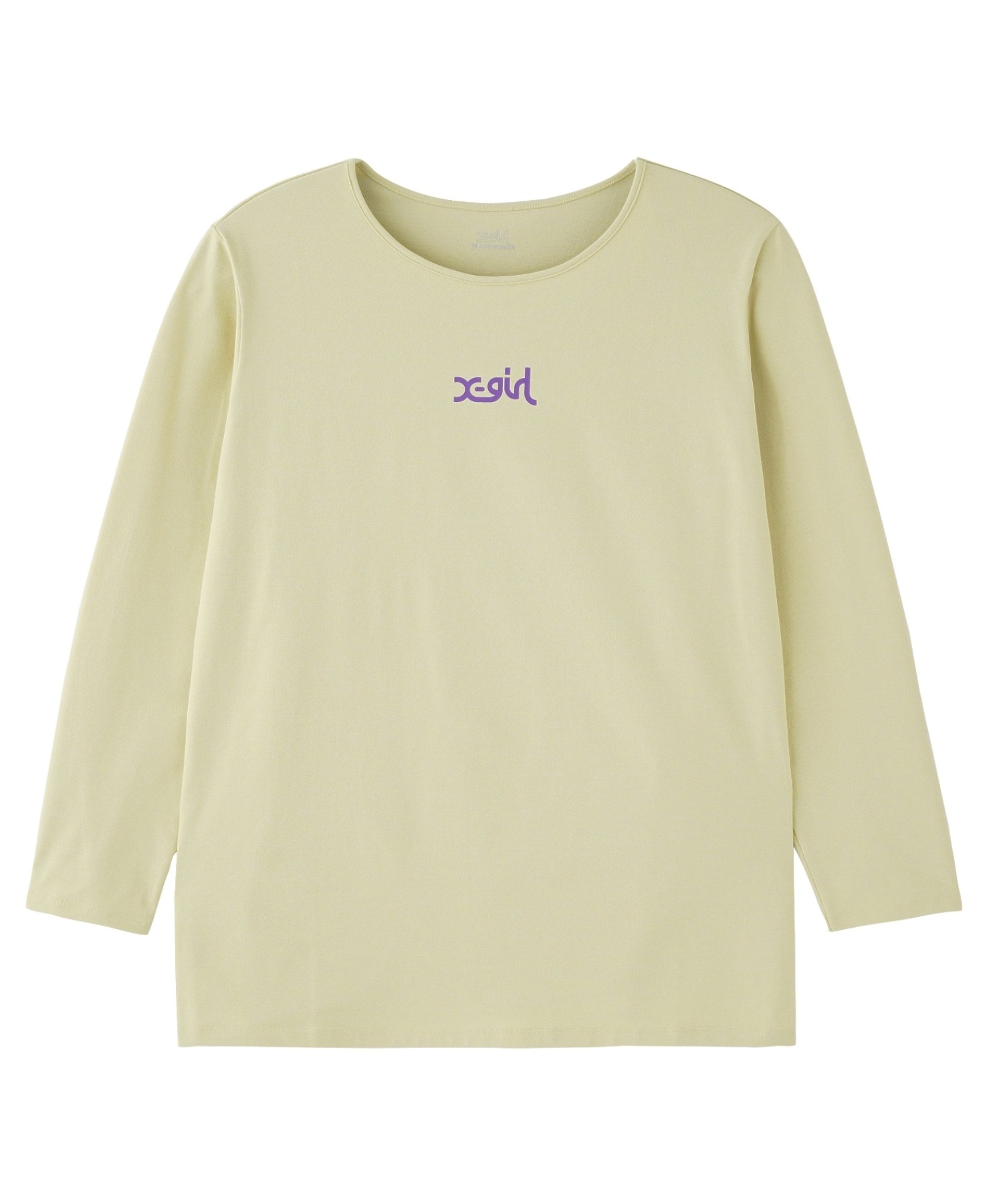 X-girl SPORTSエックスガールスポーツ長袖 Tシャツ レディース ロンT UVカット 吸水速乾 接触冷感 155251013004(WHITE-M)