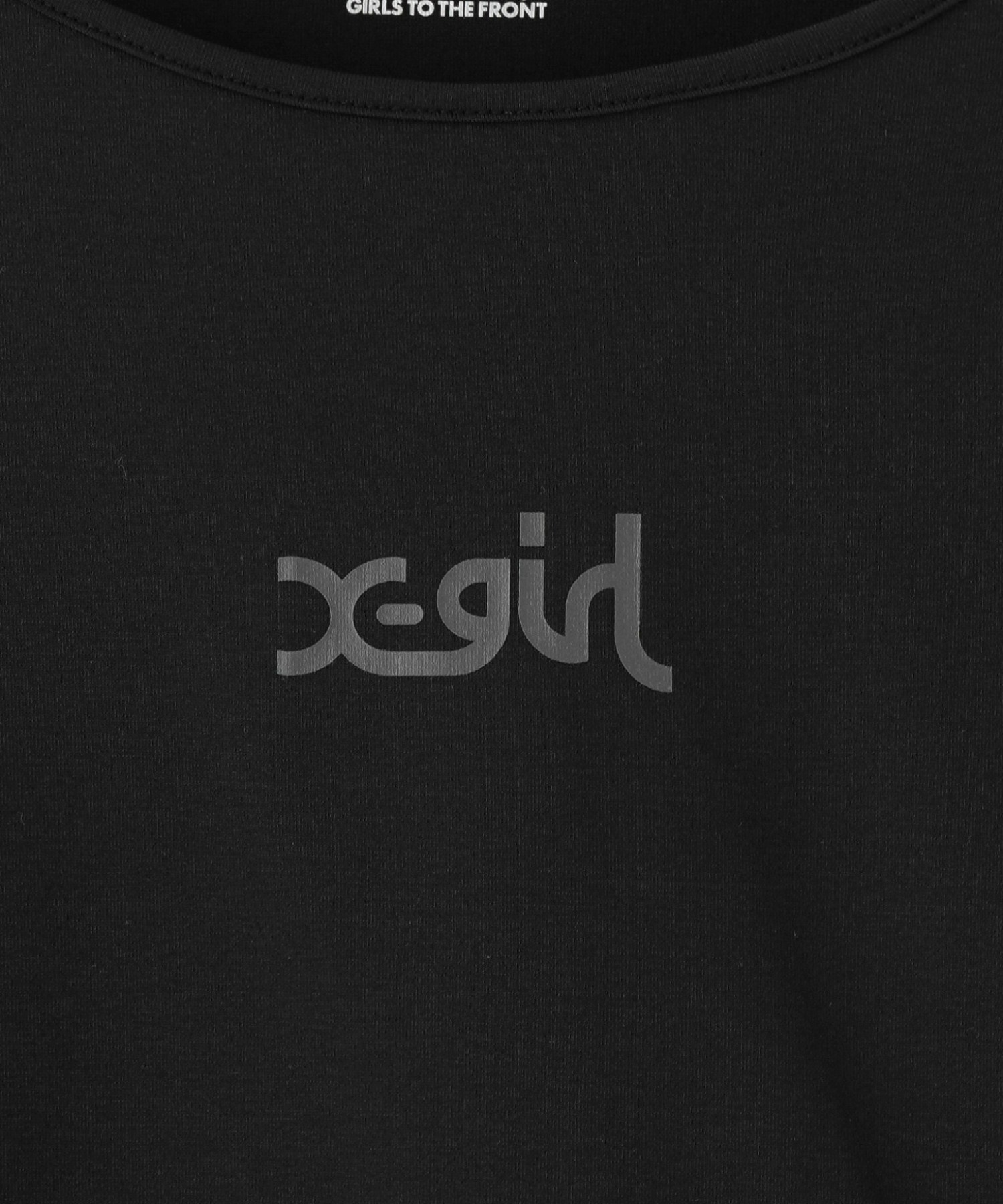 X-girl SPORTSエックスガールスポーツ長袖 Tシャツ レディース ロンT メッシュ UVカット 吸水速乾 接触冷感 155251013008(WHITE-M)