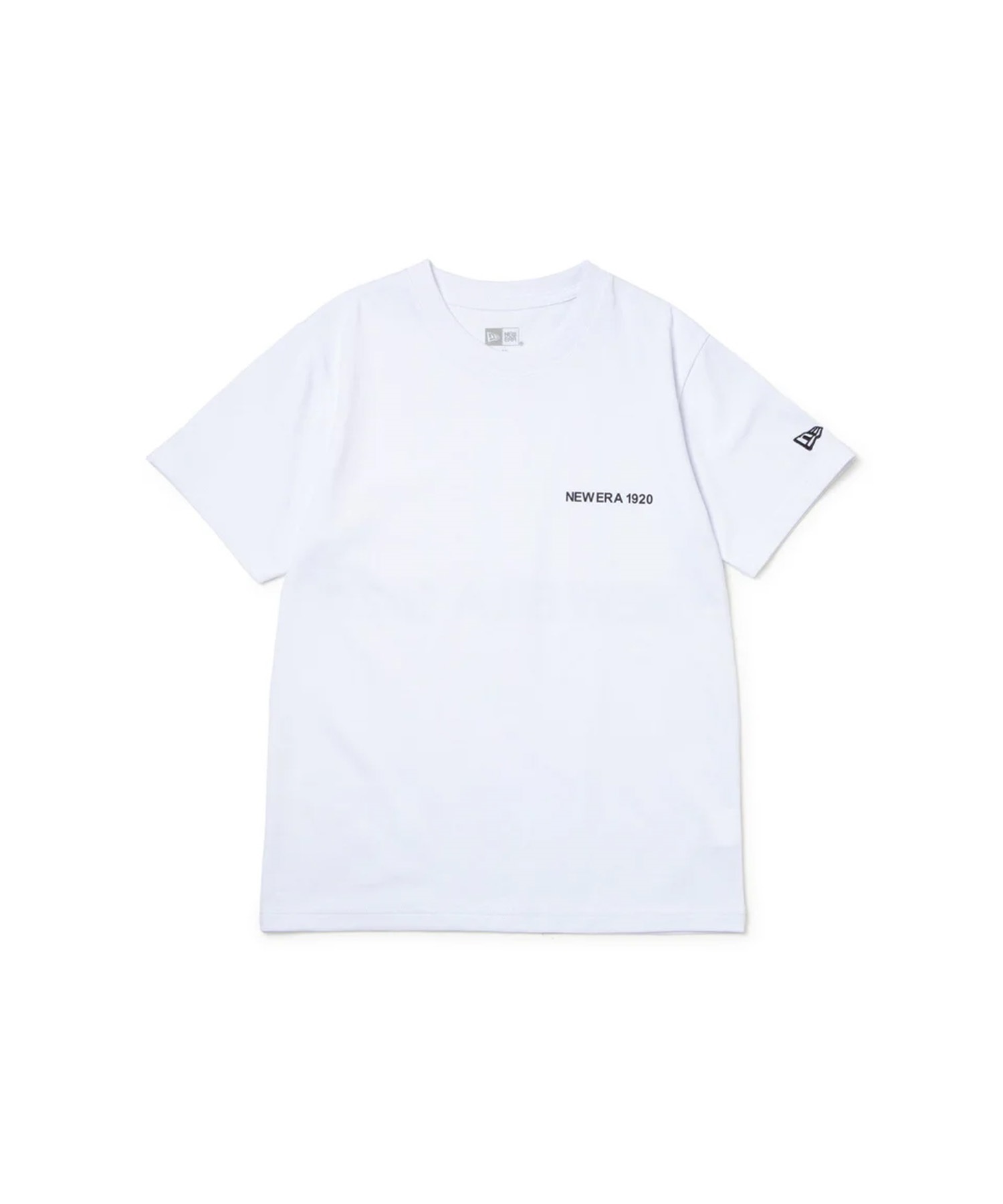 NEW ERA ニューエラ 半袖 Tシャツ キッズ バックプリント Youth 半袖 コットン Tシャツ NEW ERA 1920 14414386(WHT-130cm)
