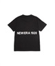NEW ERA ニューエラ 半袖 Tシャツ キッズ バックプリント Youth 半袖 コットン Tシャツ NEW ERA 1920 14414388(BLK-130cm)