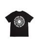 NEW ERA ニューエラ 半袖 Tシャツ キッズ バックプリント Youth 半袖 コットン Tシャツ Circle OOTTF 14414391(BLK-130cm)