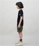 NEW ERA ニューエラ 半袖 Tシャツ キッズ バックプリント Youth 半袖 コットン Tシャツ Circle OOTTF 14414391(BLK-130cm)