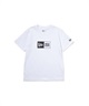 NEW ERA ニューエラ 半袖 Tシャツ キッズ Youth 半袖 コットン Tシャツ ボックスロゴ 14521378(WHT-130cm)