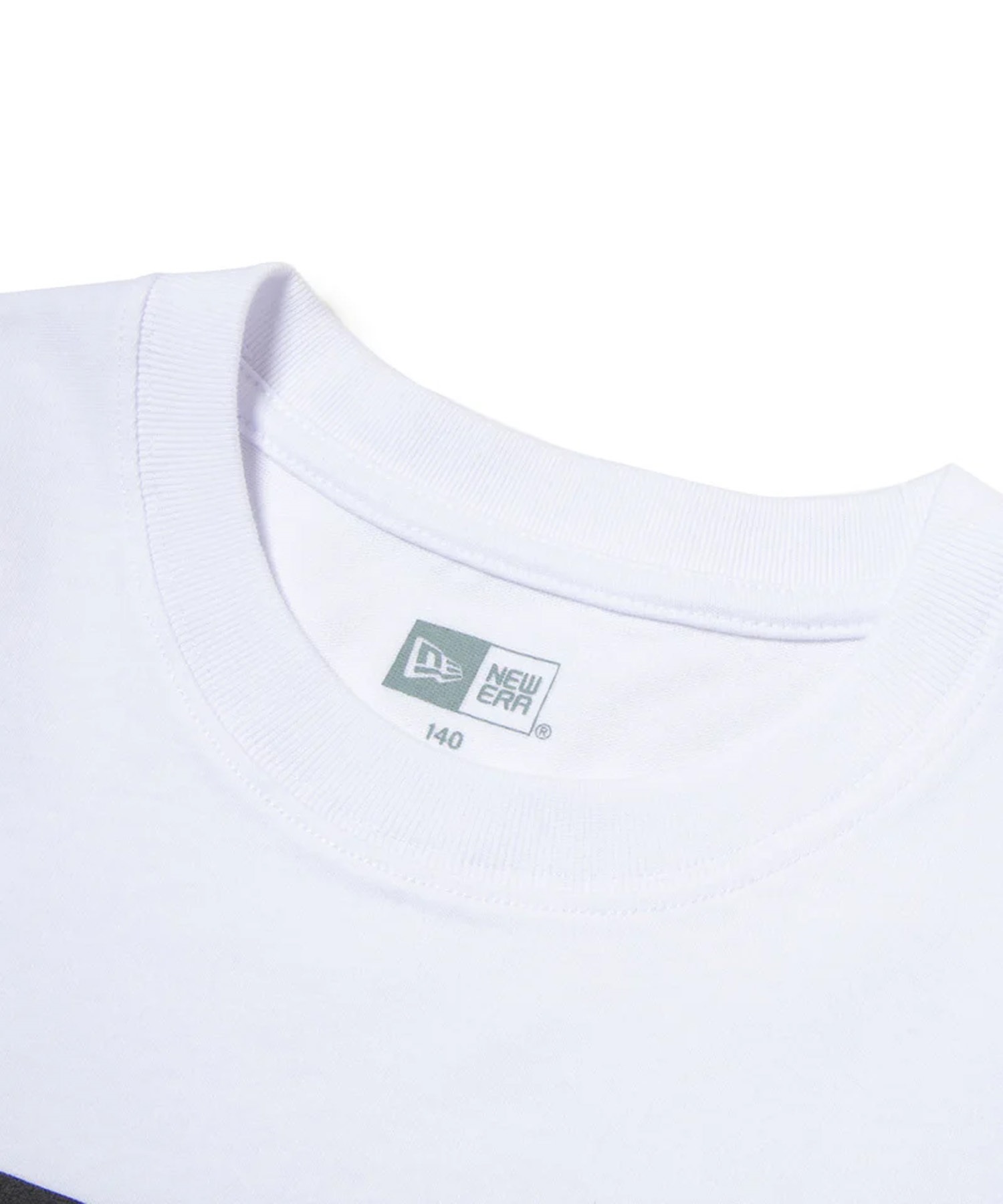 NEW ERA ニューエラ 半袖 Tシャツ キッズ Youth 半袖 コットン Tシャツ ボックスロゴ 14521378(WHT-130cm)