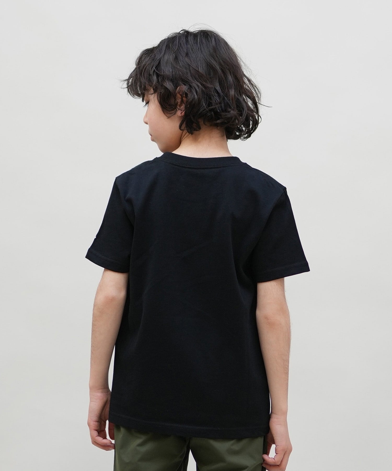 NEW ERA ニューエラ 半袖 Tシャツ キッズ Youth 半袖 コットン Tシャツ ボックスロゴ 14521379(BLK-130cm)
