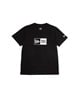NEW ERA ニューエラ 半袖 Tシャツ キッズ Youth 半袖 コットン Tシャツ ボックスロゴ 14521379(BLK-130cm)