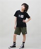 NEW ERA ニューエラ 半袖 Tシャツ キッズ Youth 半袖 コットン Tシャツ ボックスロゴ 14521379(BLK-130cm)