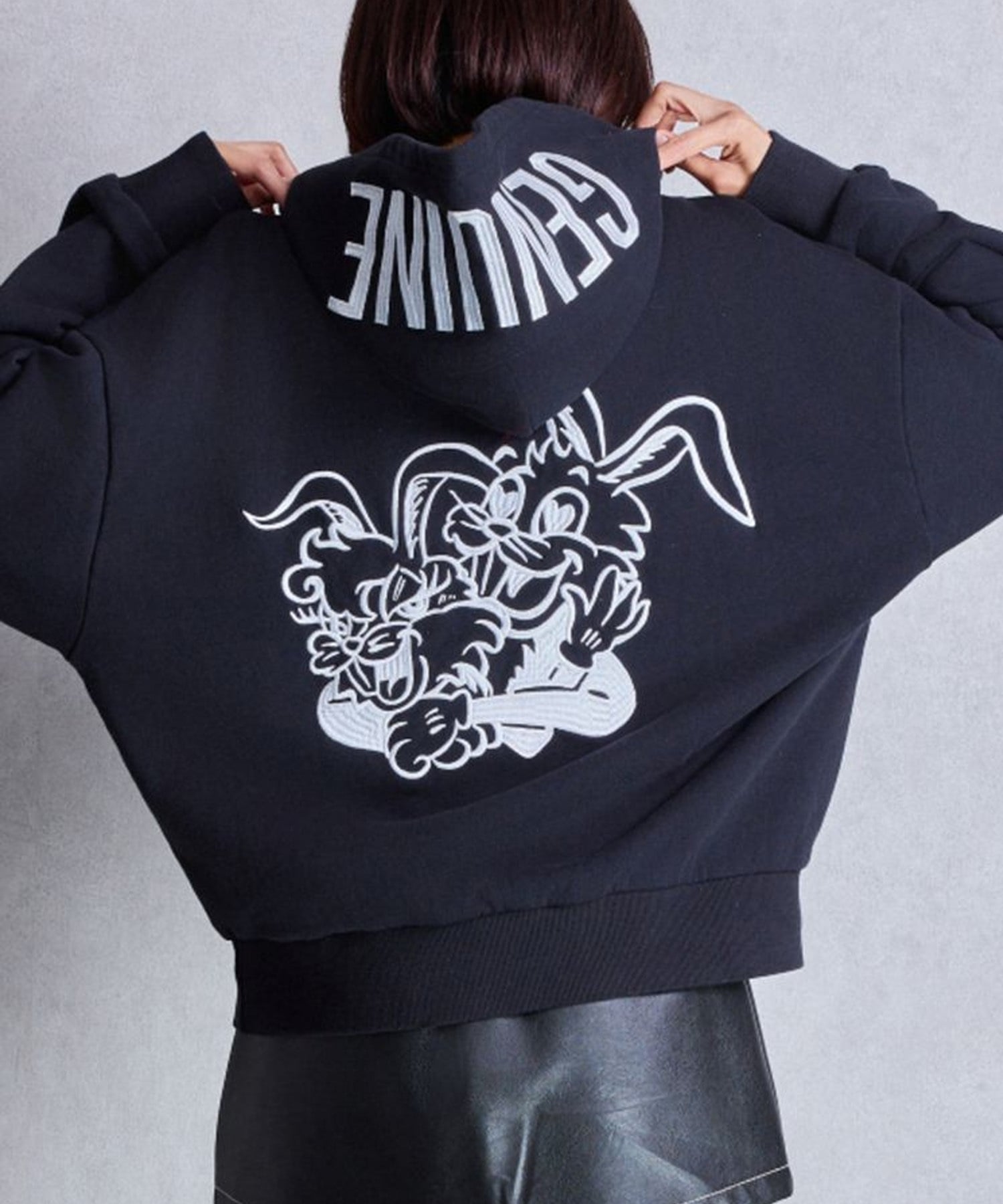 GYDA ジェイダ プルオーバー パーカー レディース GENUINE BUNNY スウェット パーカー 072552703101(O.WHT-FREE)