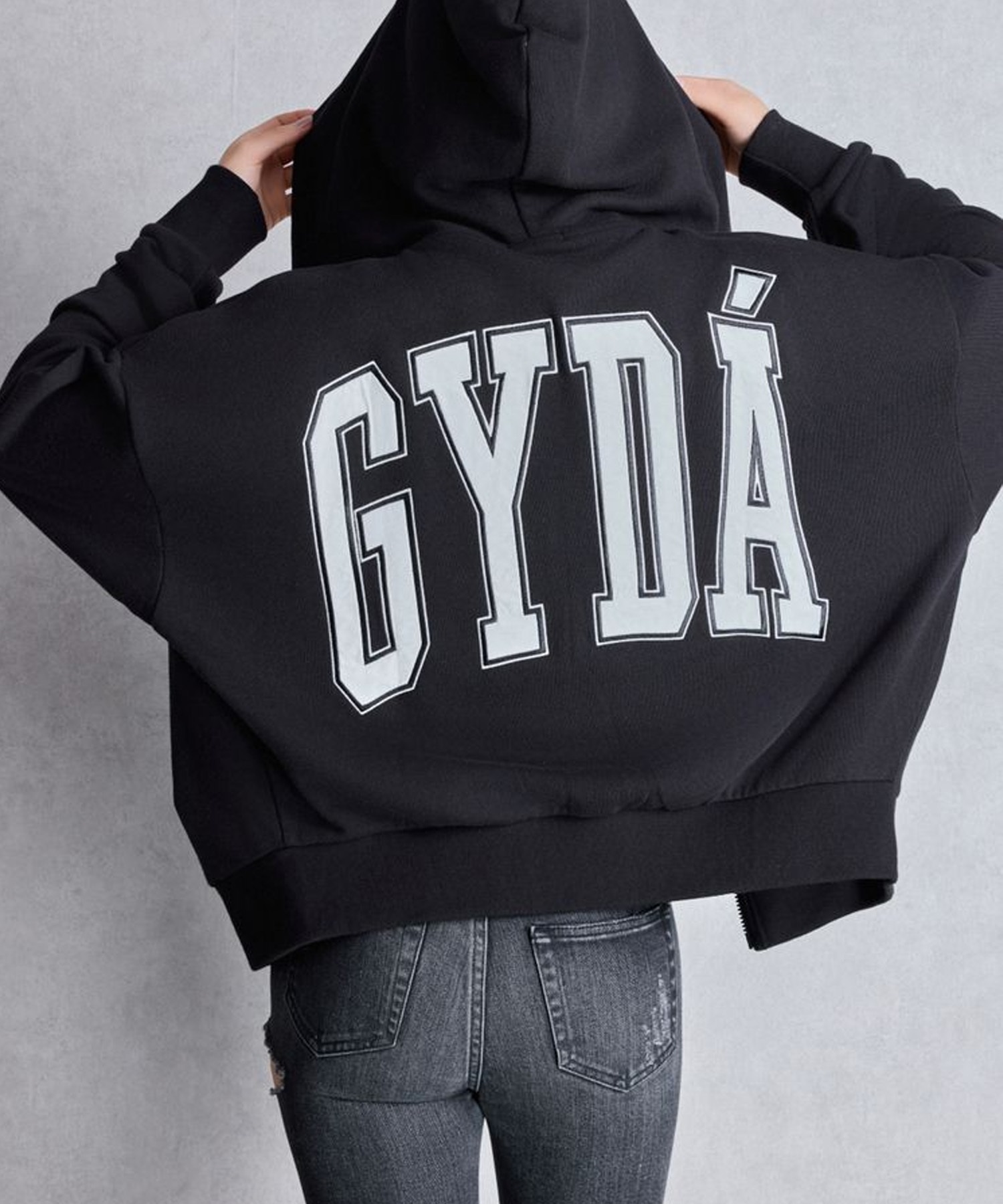 GYDA ジェイダ ジップアップ パーカー レディース GYDA LOOSE スウェット ZIP UP パーカー 072552908001(O.WHT-FREE)