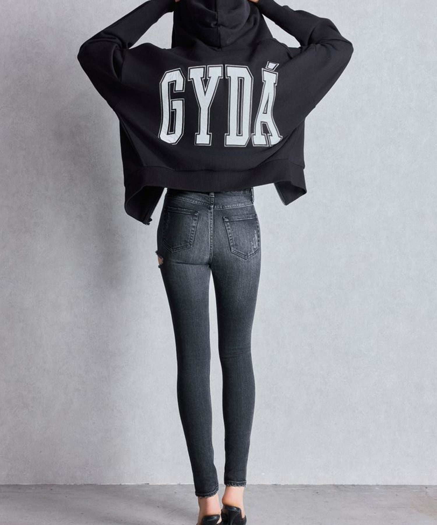 GYDA ジェイダ ジップアップ パーカー レディース GYDA LOOSE スウェット ZIP UP パーカー 072552908001(O.WHT-FREE)