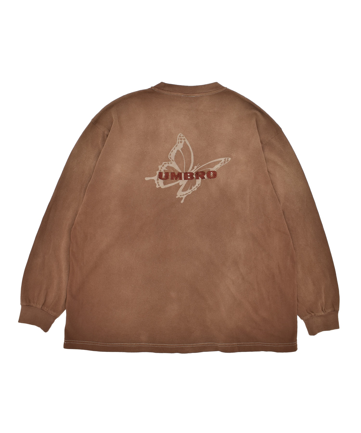 UMBRO アンブロ × Younger Song ヤンガーソング コラボ 長袖 Tシャツ ロンT MD27-LST02A ムラサキスポーツ限定(BLACK-S)