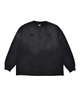 UMBRO アンブロ × Younger Song ヤンガーソング コラボ 長袖 Tシャツ ロンT MD27-LST02B ムラサキスポーツ限定(BLACK-S)