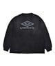 UMBRO アンブロ × Younger Song ヤンガーソング コラボ 長袖 Tシャツ ロンT MD27-LST02B ムラサキスポーツ限定(BLACK-S)