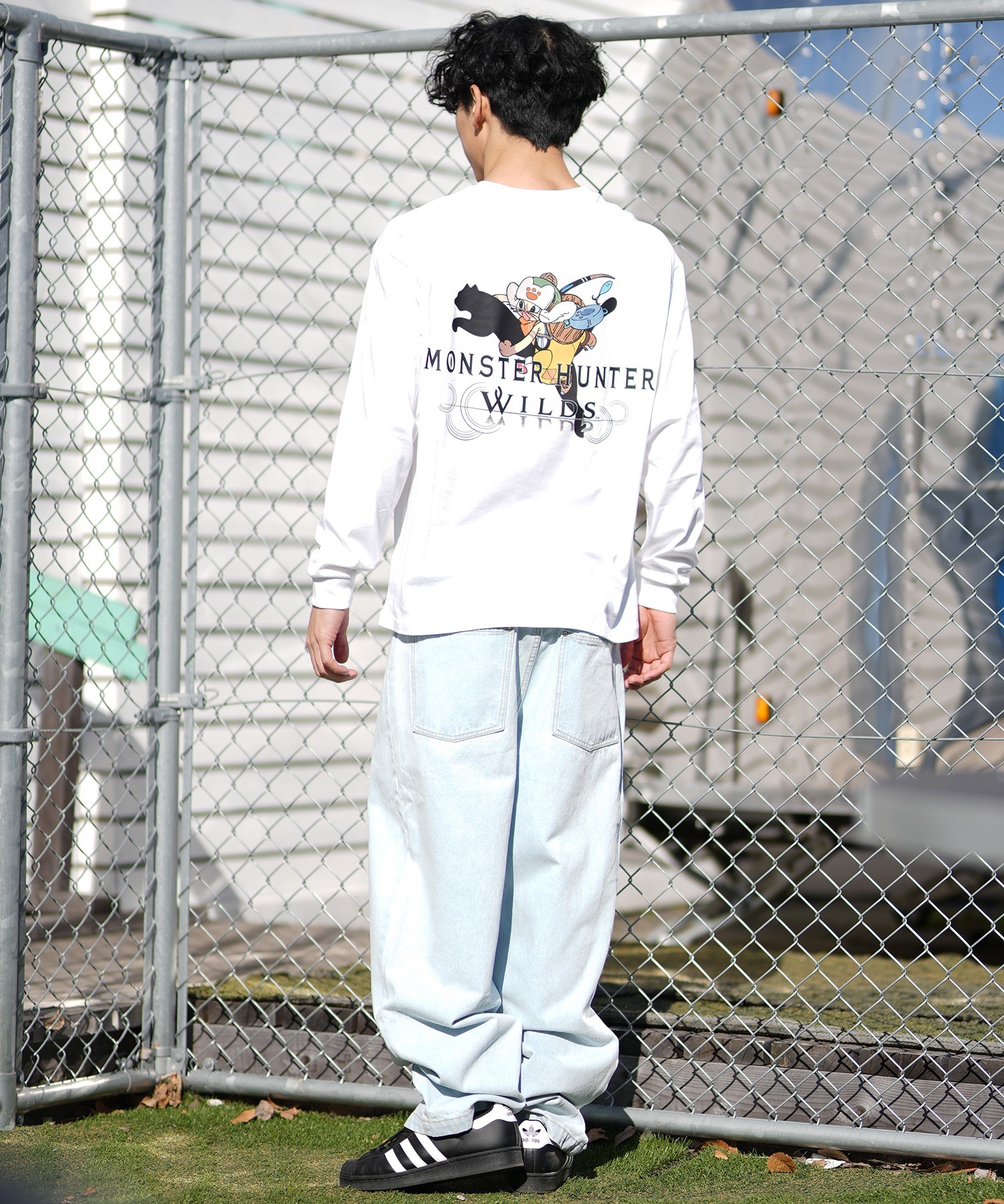 PUMA プーマ 長袖 Tシャツ ロンT メンズ モンスターハンターワイルズ コラボレーション 636485(01-M)