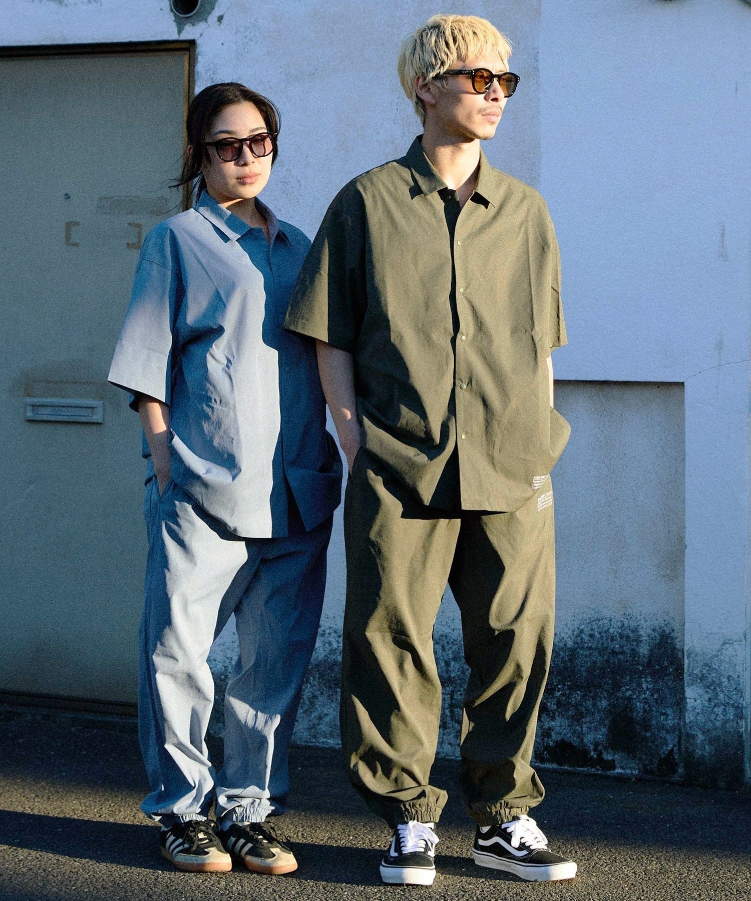 DEAR LAUREL ディアローレル 半袖 シャツ メンズ セットアップ対応 SHORE TECH SS SHIRT DL26S-2402(BLK-M)