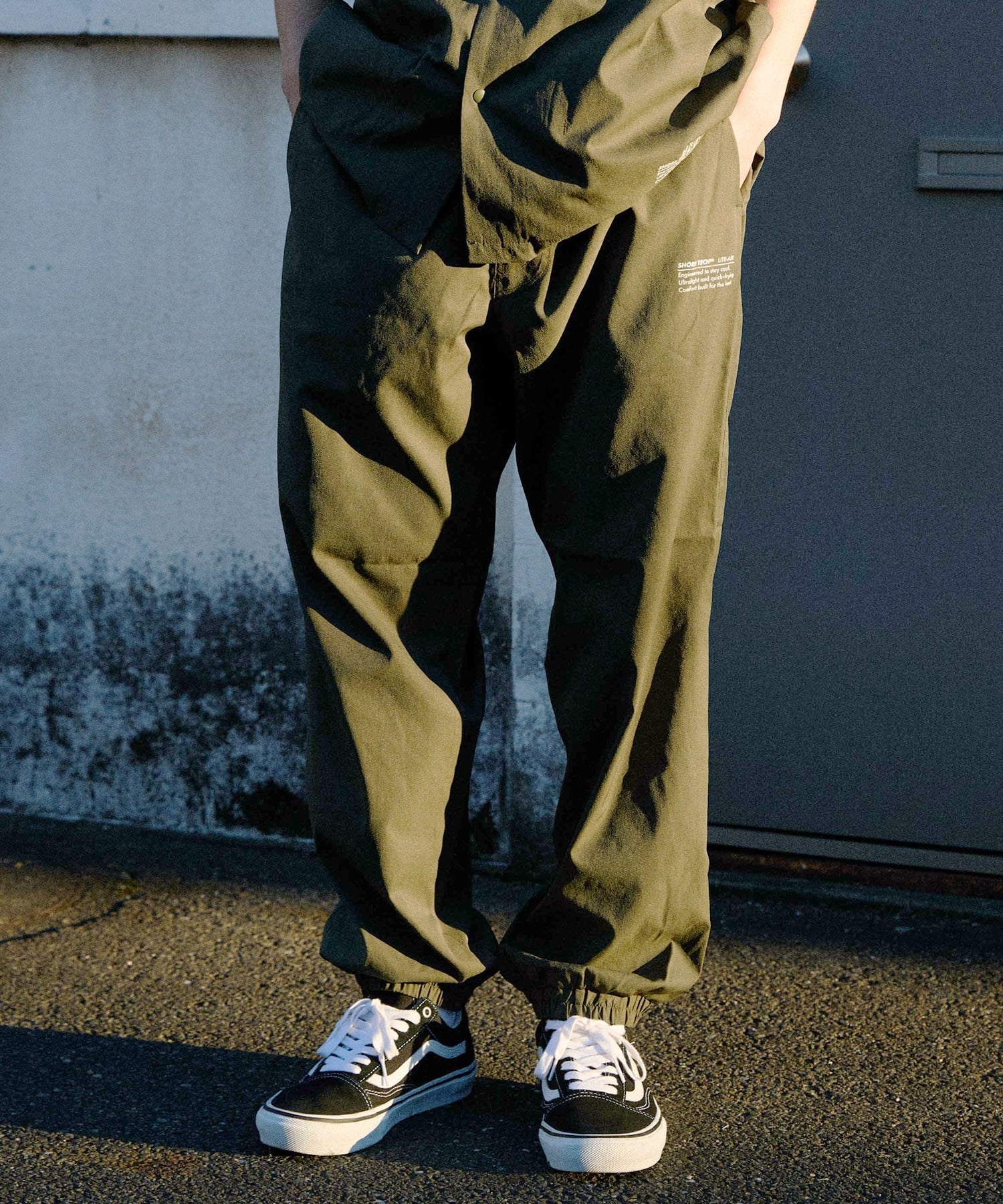 DEAR LAUREL ディアローレル ロングパンツ メンズ SHORE TECH JOGGER DL26S-3101(BLK-M)