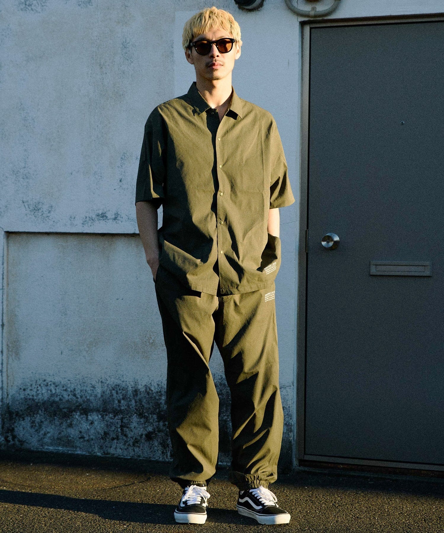 DEAR LAUREL ディアローレル ロングパンツ メンズ SHORE TECH JOGGER DL26S-3101(BLK-M)