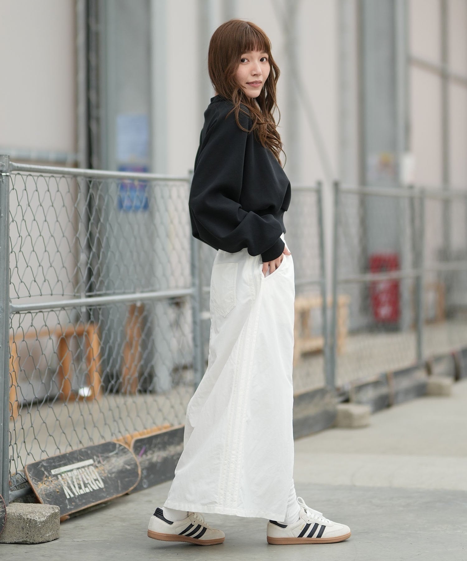 adidas skateboarding アディダス スケートボーディング スニーカー SAMBA ADV サンバ 421261957 JR7108(AMNBK-23.0cm)