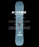 NOVEMBER ノーベンバー ケーディー KD スノーボード 板 パーク ハーフパイプ キッズ ユース ジュニア 26-27 早期購入(ONECOLOR-105cm)