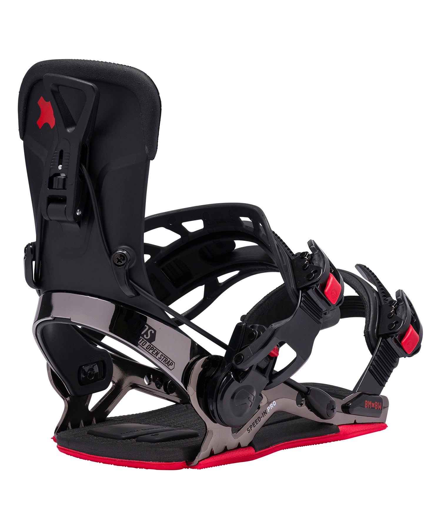 BENTMETAL ベントメタル スピードインプロ SPEED-IN PRO スノーボード バインディング ビンディング リアエントリー メンズ  26-27 早期購入(BLACK-S)