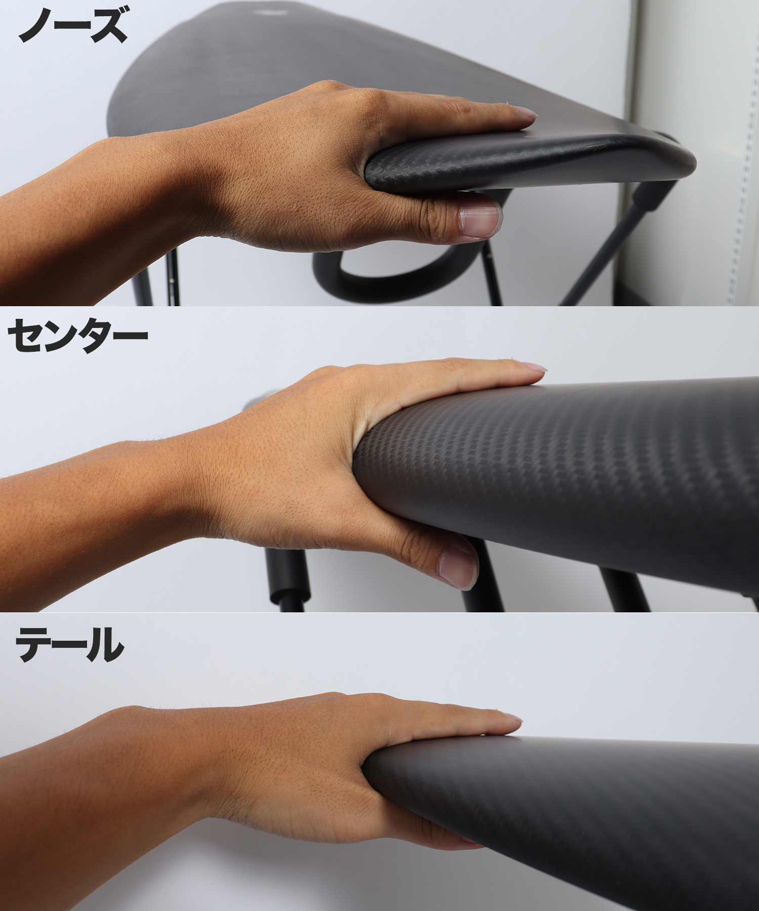 SERIAL MIX CARBON レール形状